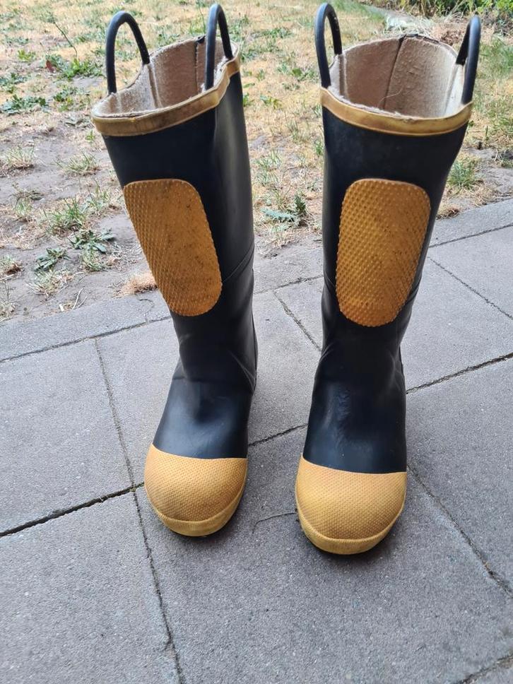 Veiligheids laarzen ( brandweerlaarzen ), Tuin en Terras, Werkkleding, Laarzen, Ophalen