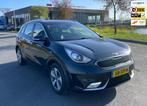 Kia Niro 1.6 GDi Hybrid DynamicLine, Trekhaak, Cam, Cruise,, Euro 6, Blauw, Leder en Stof, Origineel Nederlands
