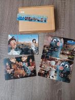 4 houten puzzels Ratatouille - 12 stukjes - Disney Pixar, 2 tot 4 jaar, Gebruikt, 10 tot 50 stukjes, Ophalen of Verzenden