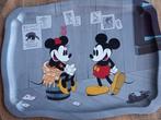 Vintage metalen Disney dienblad  Mickey en Minnie, Ophalen of Verzenden, Mickey Mouse, Gebruikt, Overige typen