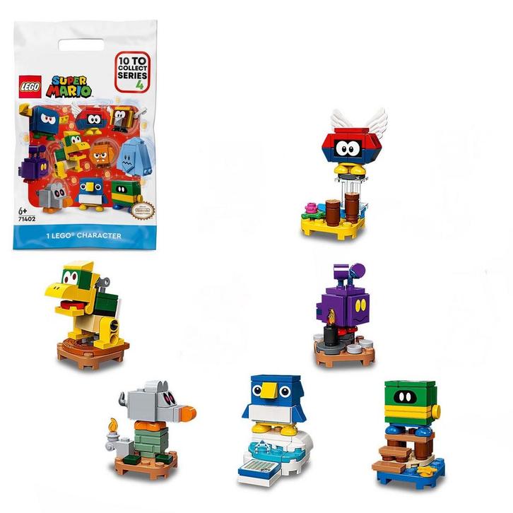 6x Lego 71402 personage Super mario serie 4 schoen cadeautje, Kinderen en Baby's, Speelgoed | Duplo en Lego, Zo goed als nieuw