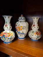 Delfts aardewerk vazen en pot, Antiek en Kunst, Antiek | Vazen, Ophalen of Verzenden