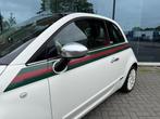 Fiat 500 0.9 TwinAir by Gucci - Panodak - Climate - Leder -, Auto's, Voorwielaandrijving, 86 pk, Gebruikt, Zwart