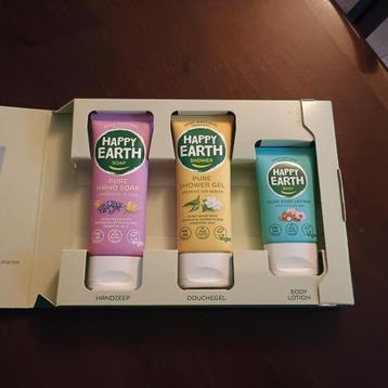 Beauty set met 3 producten van Happy Earth  beschikbaar voor biedingen