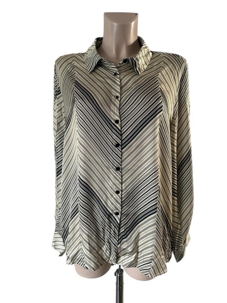 Mart Visser blouse 3XL, Kleding | Dames, Blouses en Tunieken, Zo goed als nieuw, Maat 46/48 (XL) of groter, Zwart, Ophalen of Verzenden