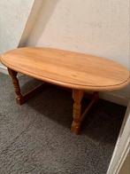 Vintage eikenhouten ovale salontafel | afwerking in poten, Antiek en Kunst, Antiek | Meubels | Tafels, Ophalen