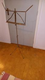 muziekstandaard goudkleurig, Ophalen, Gebruikt, Muziekstandaard