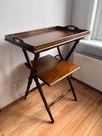 Engelse inklapbare bijzettafel, Ophalen, Minder dan 55 cm, Zo goed als nieuw, 60 cm of meer