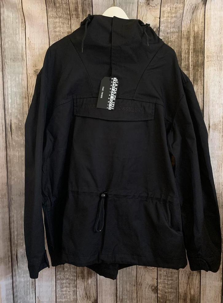 Super gave zwart napapijri zomer/herfst jas (Maat L/XL), Kleding | Heren, Jassen | Zomer, Nieuw, Maat 56/58 (XL), Zwart, Verzenden