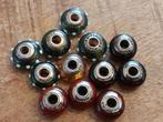Pandora glazen  bedels 12 stuks , ale 925, Ophalen of Verzenden, Gebruikt, Bedel