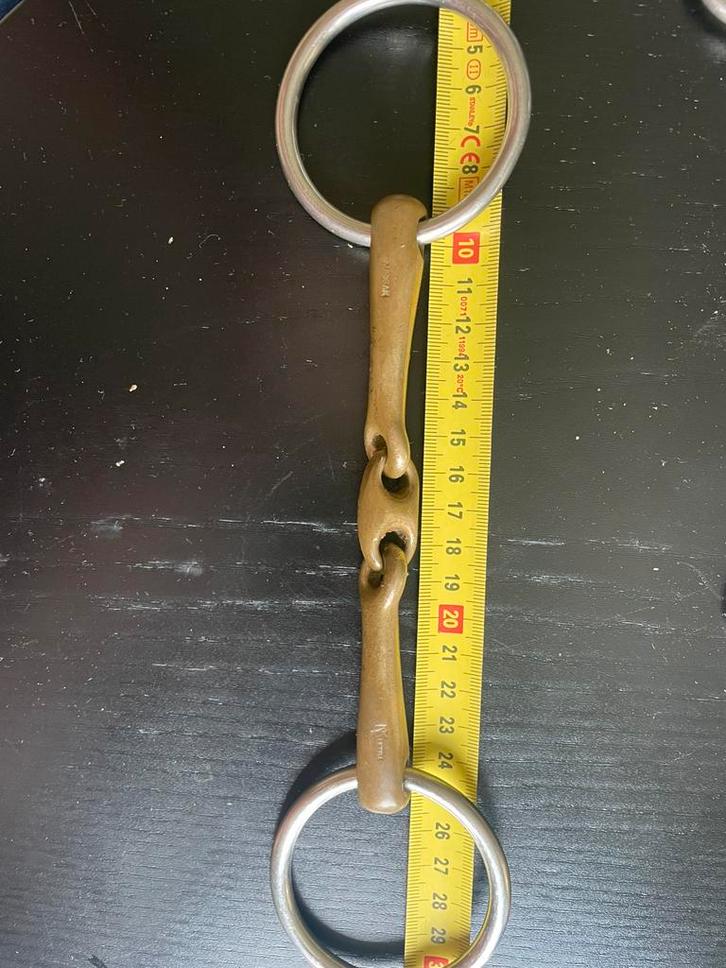 Sprenger KK ultra dubbelgebroken onderleg watertrens, Dieren en Toebehoren, Paarden en Pony's | Hoofdstellen en Tuigage, Gebruikt