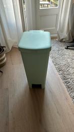 Lichtgroene prullenbak, Huis en Inrichting, Ophalen, Zo goed als nieuw