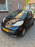 Peugeot 107 1.0 12V 5DR 2008 Zwart, Auto's, Voorwielaandrijving, Stof, Origineel Nederlands, Handgeschakeld