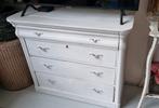 Brocante oude Franse ladekast of commode
96 cm breed, Ophalen