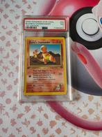 Blaine's Charmander 1st Ed. PSA 7, Ophalen of Verzenden, Zo goed als nieuw, Losse kaart