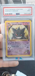 Pokemon Sabrina's Gengar - Gym Challenge - PSA 9, Hobby en Vrije tijd, Verzamelkaartspellen | Pokémon, Ophalen of Verzenden, Zo goed als nieuw