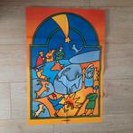Prachtige poster van Zonneland Kerstmis 1990 Kerst, Ophalen of Verzenden