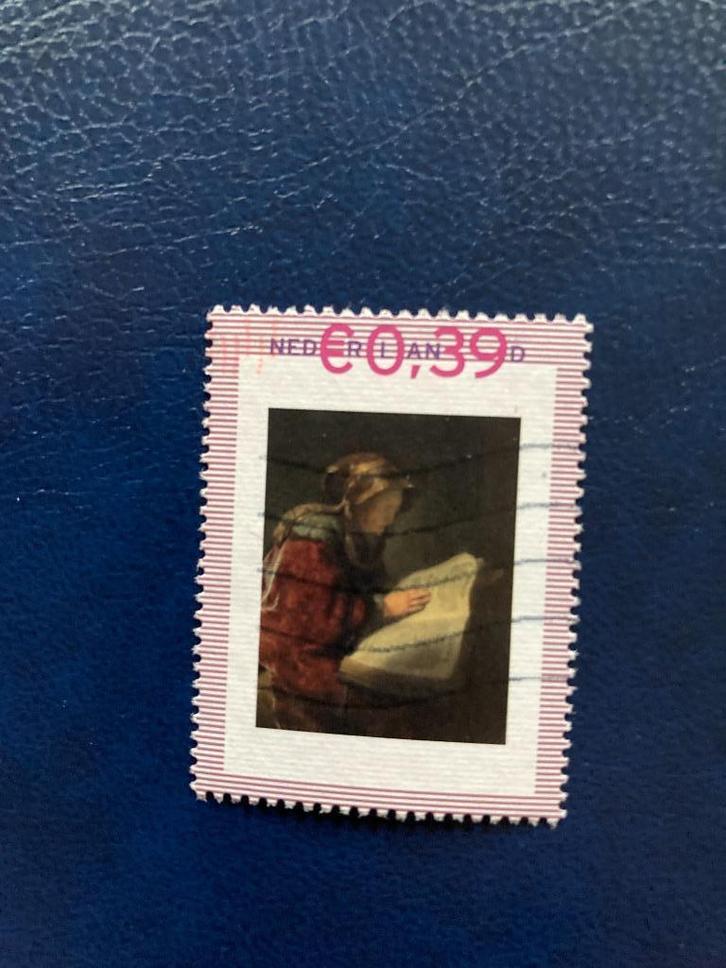 Persoonlijke postzegel Rembrandt Profetes Anna, Postzegels en Munten, Postzegels | Nederland, Gestempeld, Na 1940, Verzenden