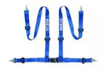 Sparco Club H4 4-punts gordel Blauw zwart rood, Auto diversen, Ophalen of Verzenden