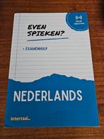 Even Spieken - Examenhulp Nederlands, Ophalen of Verzenden, Zo goed als nieuw, Overige niveaus, Nederlands