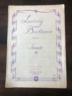 Bladmuziek van Beetjoven sonate opus 49 no 1 voor piano, Klassiek, Ophalen of Verzenden, Zo goed als nieuw, Artiest of Componist