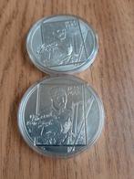 2 Stuks Zilveren penningen VAN GOGH., Setje, Koningin Beatrix, Zilver, Euro's