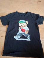 Squared & cubed T-shirt zwart met beertje 122 128, Ophalen of Verzenden, Gebruikt, Shirt of Longsleeve