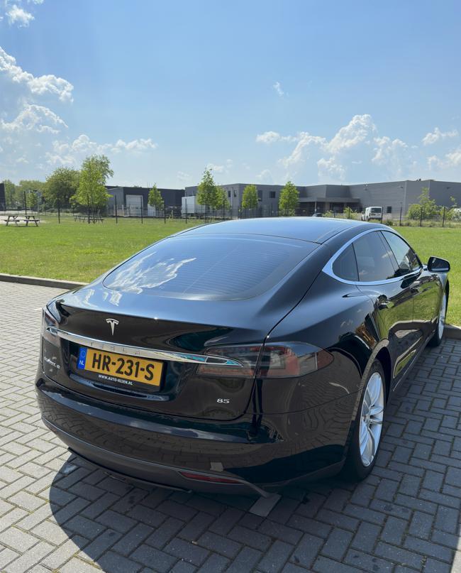 Tesla Model S 2015 Zwart gratis Free Supercharger, Auto's, Tesla, Bedrijf, Model S, ABS, Achteruitrijcamera, Adaptieve lichten