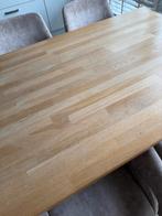 Te koop mooie eetkamertafel van massief beukenhout., Huis en Inrichting, Tafels | Eettafels, Ophalen, 50 tot 100 cm, Zo goed als nieuw