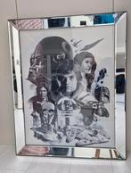 Star Wars Poster in unieke Spiegellijst, Huis en Inrichting, Woonaccessoires | Schilderijen, Tekeningen en Foto's, Ophalen of Verzenden