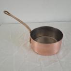 Eenhoorn wegro Koperen hapjespan pan sauspan, Huis en Inrichting, Ophalen of Verzenden, Gebruikt, Rvs, Koekenpan of Braadpan