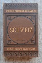 Grieben Schweiz 1899, Meyer Harz 1928, Cedok Pag 1928, Boeken, Reisgidsen, Overige merken, Gelezen, Europa, Verzenden