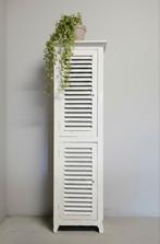 OPRUIMING Antieke smalle hoge Franse kast vintage leg kast, Ophalen of Verzenden