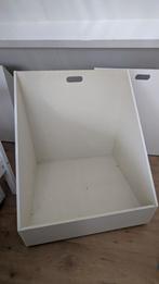 9x houten opberg bak met wielen, Ophalen, 60 cm of meer, Bak of Kist, Zo goed als nieuw