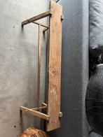 Houten bankje, Huis en Inrichting, Woonaccessoires | Kapstokken, Ophalen of Verzenden, Zo goed als nieuw, Hout, Wandkapstok