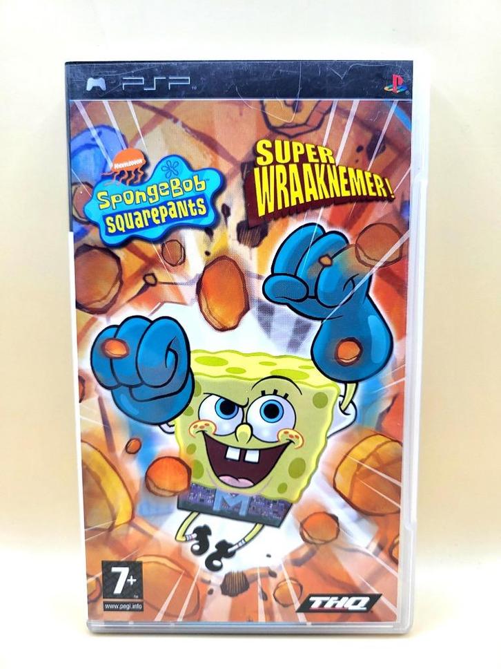 SpongeBob Squarepants: Super Wraaknemer - PSP, Spelcomputers en Games, Games | Sony PlayStation Portable, Zo goed als nieuw, Avontuur en Actie