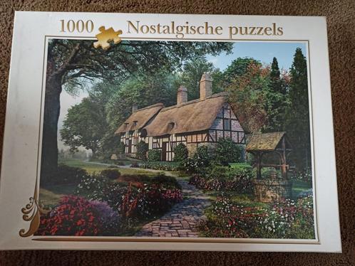 1000 Stukjes Puzzel - Nostalgische Puzzels, Hobby en Vrije tijd, Denksport en Puzzels, Zo goed als nieuw, Legpuzzel, Ophalen of Verzenden