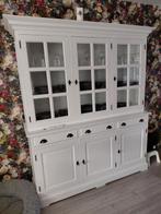 Handgemaakte 2 delige vitrinekast, Huis en Inrichting, Ophalen, Gebruikt, 200 cm of meer, 150 tot 200 cm