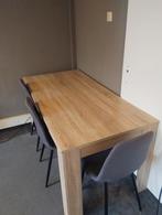 Eettafel met 3 stoelen - 160x80 cm, Huis en Inrichting, Tafels | Eettafels, Ophalen