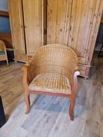 stoel, Huis en Inrichting, Stoelen, Ophalen, Gebruikt, Bruin, Riet of Rotan