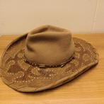 BULL HIDE - Mooie cowboyhoed, bruin, maat L., Hoed, Zo goed als nieuw, 58 of 59 cm (L, 7¼ of ⅜ inch), Bull Hide