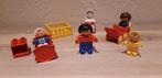 Vintage LEGO Duplo 2614 Kinderwagen en 2615 Babyverzorging, Complete set, Duplo, Gebruikt, Ophalen of Verzenden