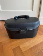 Samsonite beautycase met slot en make-upbakje met spiegel, Sieraden, Tassen en Uiterlijk, Beautycases, Gebruikt, Zwart, Met spiegeltje(s)