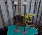 Stoere kaarsenstandaards kandelaars +-85cm hoog Miekje, Ophalen, .., Zo goed als nieuw, .