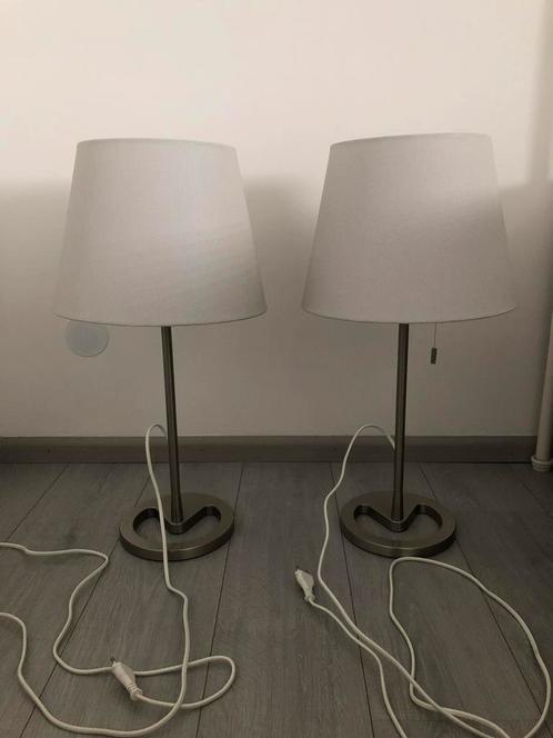 2x Ikea Nyfors Tafellampen, Huis en Inrichting, Lampen | Tafellampen, Zo goed als nieuw, 50 tot 75 cm, Ophalen