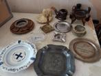 12 oude asbakken, Verzamelen, Ophalen of Verzenden, Gebruikt, Sigarenbandjes
