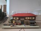 Modelspoor Station Holzhausen met verlichting en figuren., Overige merken, Gelijkstroom of Wisselstroom, Brug, Tunnel of Gebouw