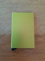 Secrid Pasjeshouder Goudkleurig, Sieraden, Tassen en Uiterlijk, Portemonnees, Ophalen of Verzenden, Zo goed als nieuw, Geel, Overige merken