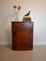 Art deco Amsterdamse school kast halkast wandmeubel vintage, Antiek en Kunst, Antiek | Meubels | Kasten, Ophalen of Verzenden