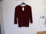 Bordeauxrode tuniek Magna maat 44/46 nieuw!, Blouse of Tuniek, Nieuw, Ophalen of Verzenden, Magna